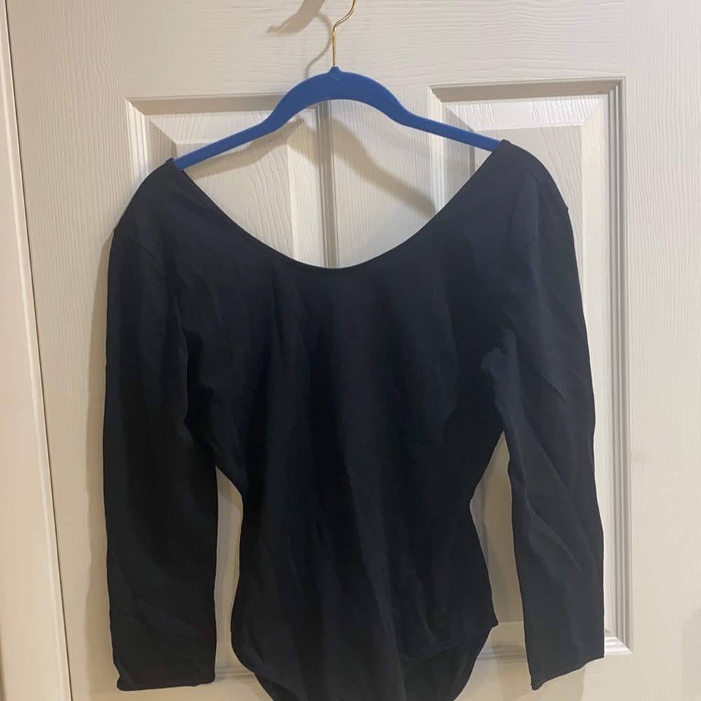 Womens danskin longsleeve body suit. Like new. Size medium